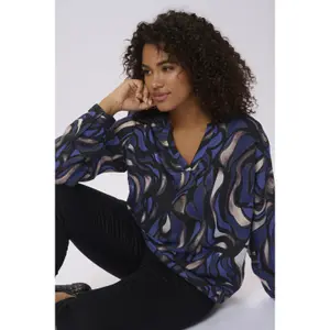Blusa de manga comprida feminina KAFFE Curve Diana image-5