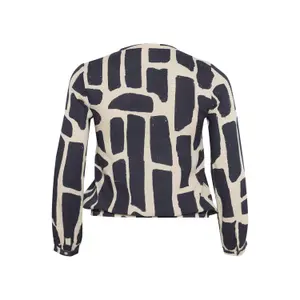 Blusa de manga comprida feminina KAFFE Curve Diana image-3