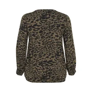 Blusa de manga comprida feminina KAFFE Curve Diana image-3