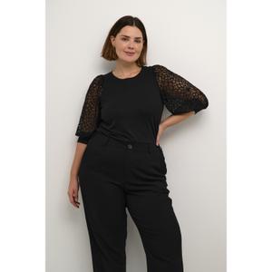 Lace long sleeve blouse for women KAFFE Curve Bella image-4