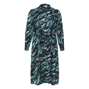 Vestido de camisa de mulher KAFFE Curve Natalia image-0