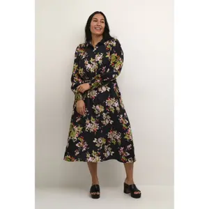 Vestido de camisa de mulher KAFFE Curve Natalia image-1