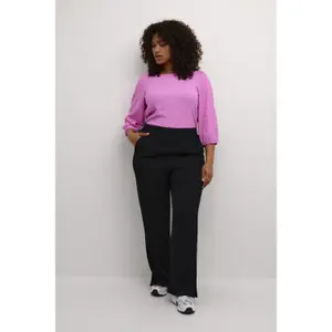 Women's wide-leg Trousers KAFFE Curve Signe image-0