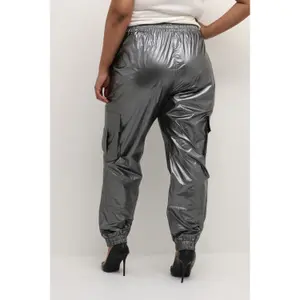 Pantalon cargo femme KAFFE Curve Shenna image-4