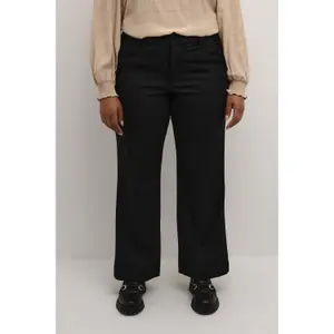 Women's flared chinos KAFFE Curve Leana image-2