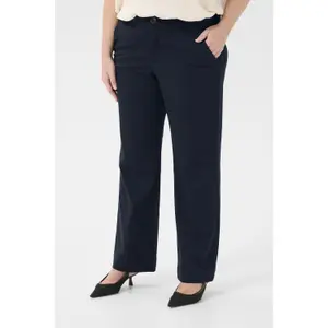 Women's Trousers KAFFE Curve Leana Chino image-3
