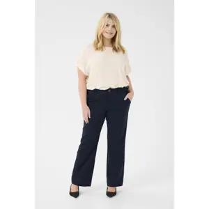 Women's Trousers KAFFE Curve Leana Chino image-4