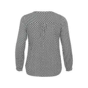 Langarm-Bluse Damen KAFFE Curve Ami image-3