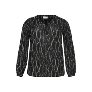 Langarm-Bluse Damen KAFFE Curve Ami image-0