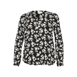 Blouse manches longues imprimée femme KAFFE Curve Ami image-0