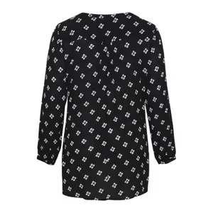 Printed long-sleeve top for women KAFFE Curve Ami image-3