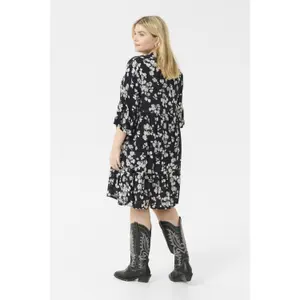Women's printed dress KAFFE Curve Ami image-4