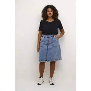 A-Linien T-Shirt Damen KAFFE Curve Jena image-1