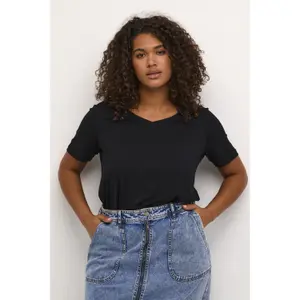 A-Linien T-Shirt Damen KAFFE Curve Jena image-2