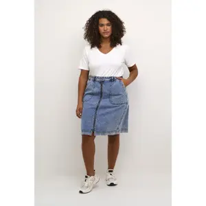 A-Linien T-Shirt Damen KAFFE Curve Jena image-1