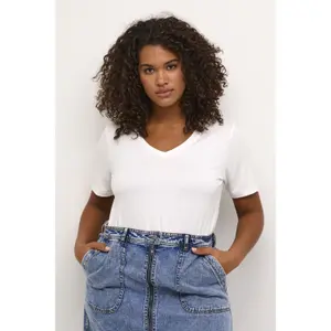 A-Linien T-Shirt Damen KAFFE Curve Jena image-2