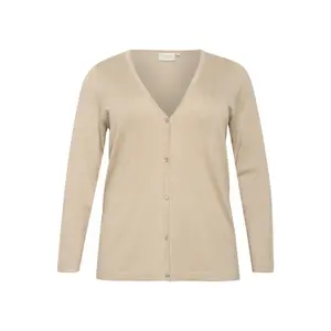 Damen Cardigan mit Knöpfen KAFFE Curve Farsia image-0