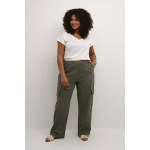 Pantalon cargo femme KAFFE Curve Nana image-2