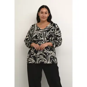 Blusa de mujer KAFFE Curve Cala image-2