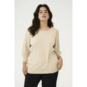 Camisola de comprimento 3/4 para mulher KAFFE Curve Loni image-2