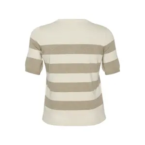Damen-Pullover mit breiten Streifen KAFFE Curve Malia image-3