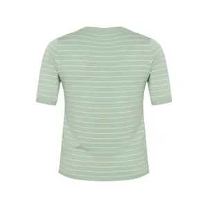 Damen-Pullover mit breiten Streifen KAFFE Curve Malia image-1