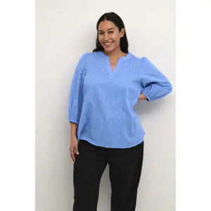 Blusa feminina KAFFE Curve Jolana image-2