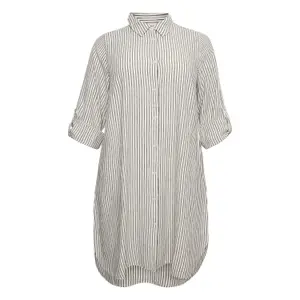 Vestido de camisa de mulher KAFFE Curve Mille image-0