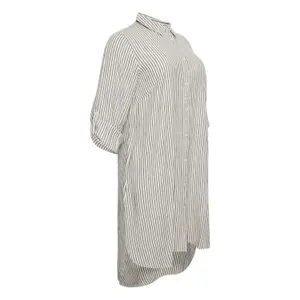 Vestido de camisa de mulher KAFFE Curve Mille image-5