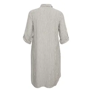 Vestido de camisa de mulher KAFFE Curve Mille image-3