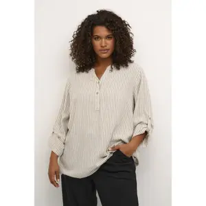 Blusa feminina KAFFE Curve Mille image-1