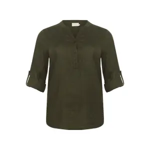 Blusa feminina KAFFE Curve Mille image-0