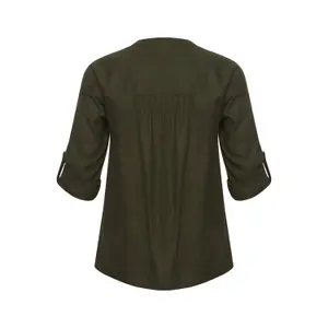 Blusa feminina KAFFE Curve Mille image-3