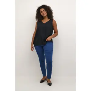 Women's tank top KAFFE Curve Mile image-1