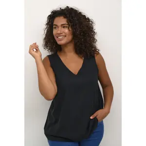 Women's tank top KAFFE Curve Mile image-3