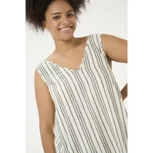 Women's tank top KAFFE Curve Mile image-5