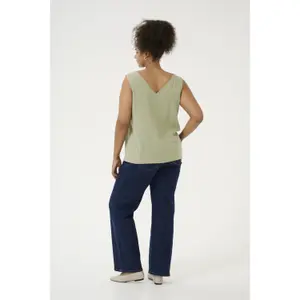 Women's tank top KAFFE Curve Mile image-2