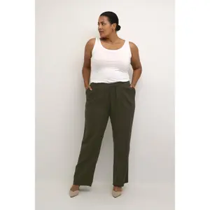 Calças de mulher KAFFE Curve Mille image-1