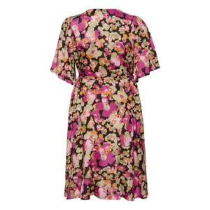 Wrap dress for women KAFFE Curve Natalia image-4