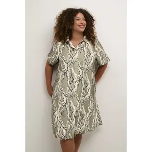 Women's shirt dress KAFFE Curve Melino image-1