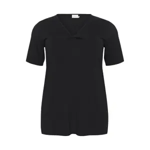 T-shirt de mulher KAFFE Curve Winni image-0