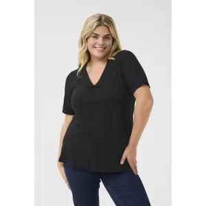 T-shirt de mulher KAFFE Curve Winni image-2