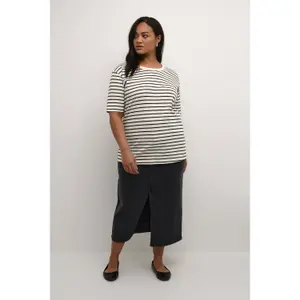 Damen T-Shirt 1/2 KAFFE Curve Winni image-1