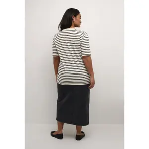 Damen T-Shirt 1/2 KAFFE Curve Winni image-4