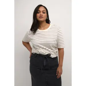 Damen T-Shirt 1/2 KAFFE Curve Winni image-2