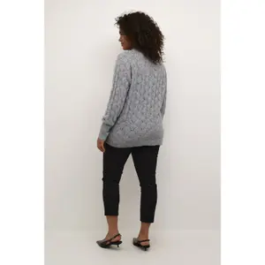 Women's knitted cardigan KAFFE Curve Nalene image-4