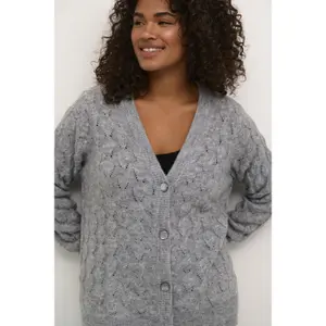 Women's knitted cardigan KAFFE Curve Nalene image-5