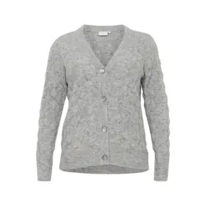 Women's knitted cardigan KAFFE Curve Nalene image-0