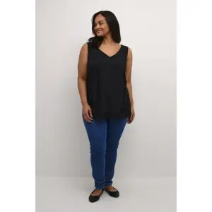 Damski tank top KAFFE Curve Alana image-1