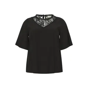 Spitzenbluse Damen KAFFE Curve Berla image-0